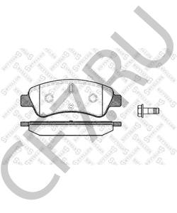 ZQ92190580 PEUGEOT (DF-PSA) Комплект тормозных колодок, дисковый тормоз в городе Екатеринбург